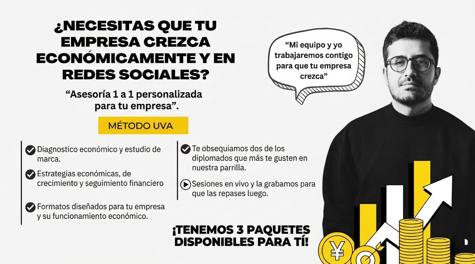 Asesoría 1 a 1 personalizada para tu empresa