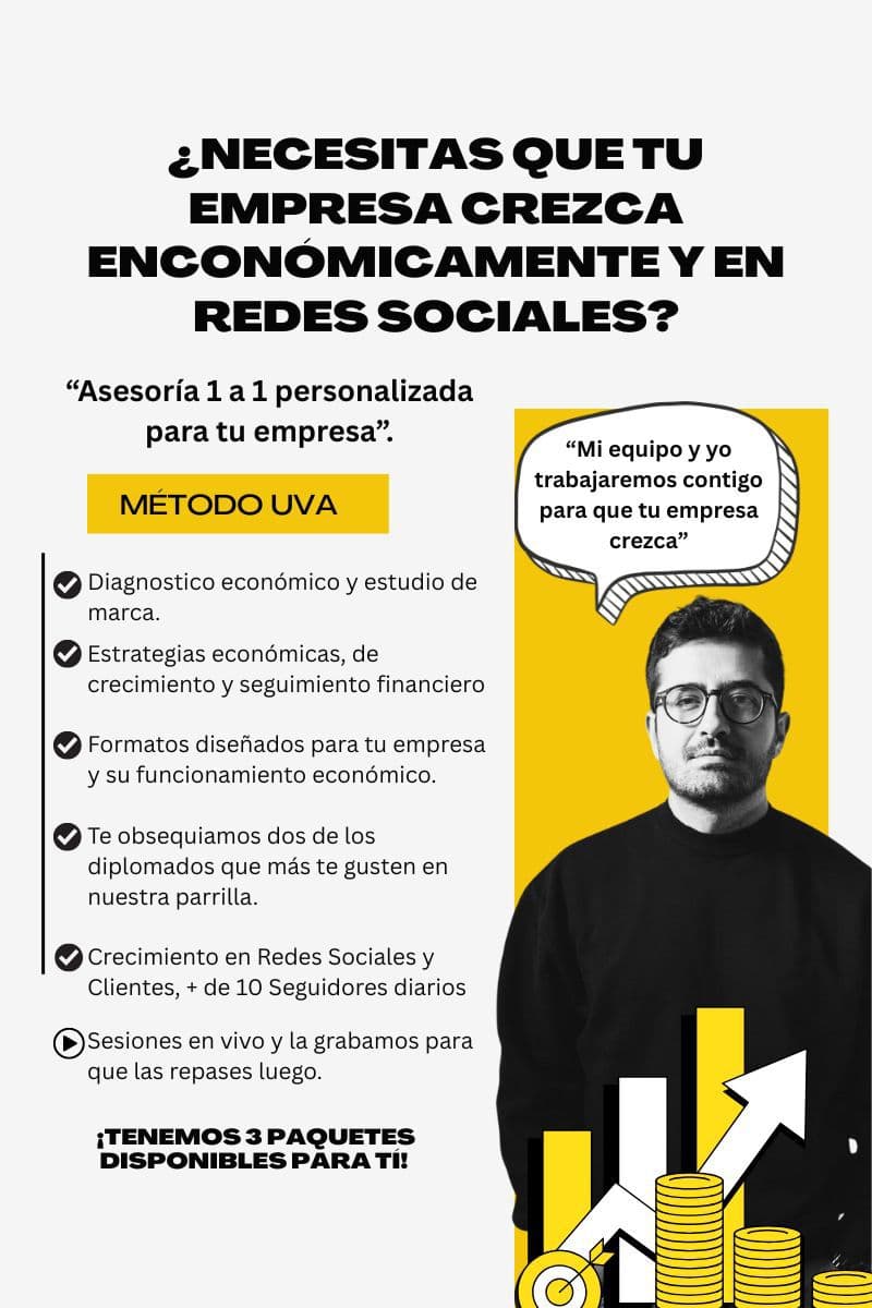 Asesoría 1 a 1 personalizada para tu empresa