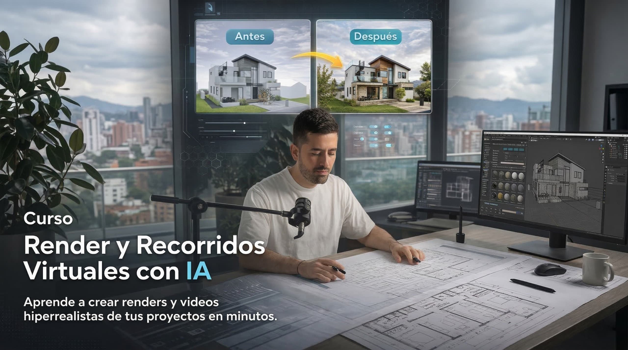 Render y Visualización con IA